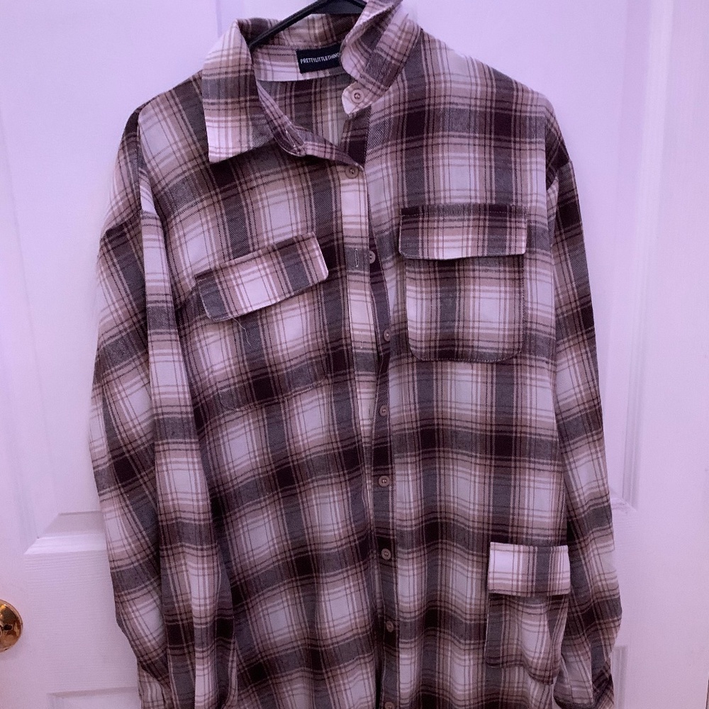 Pretty Little Thing Oversized flannel